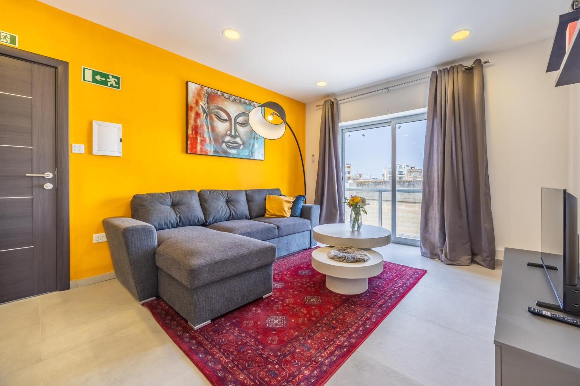 Sleek & Stylish 2Br Accommodation With Large Private Terrace - Close To Saint Julian'S & Tigne Shopping Mall Слима Экстерьер фото